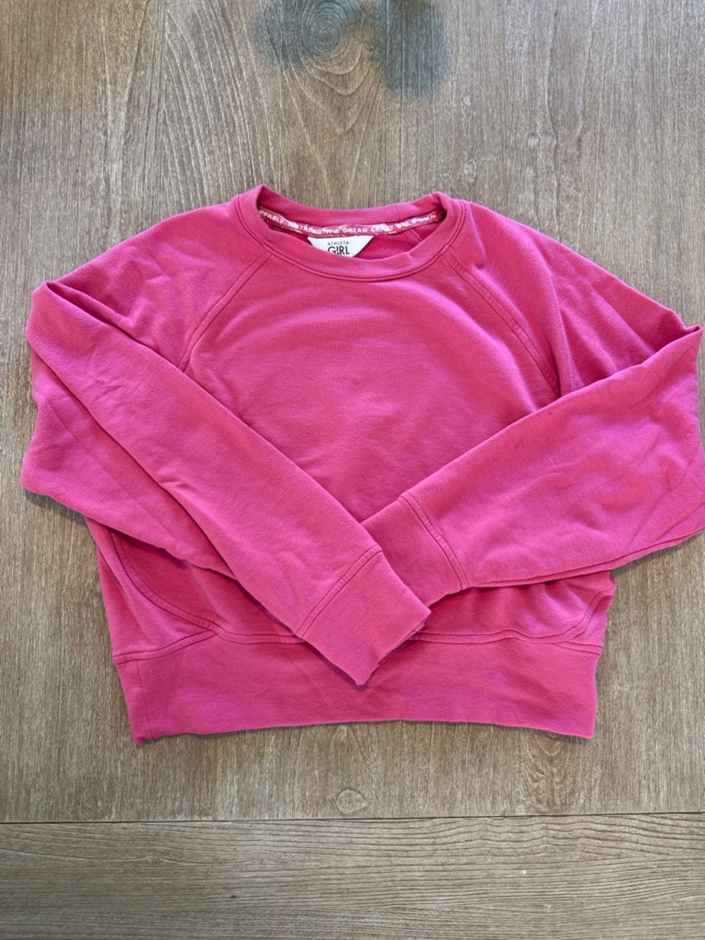 Athleta Girl Pink Crewneck Sweatshirt 12